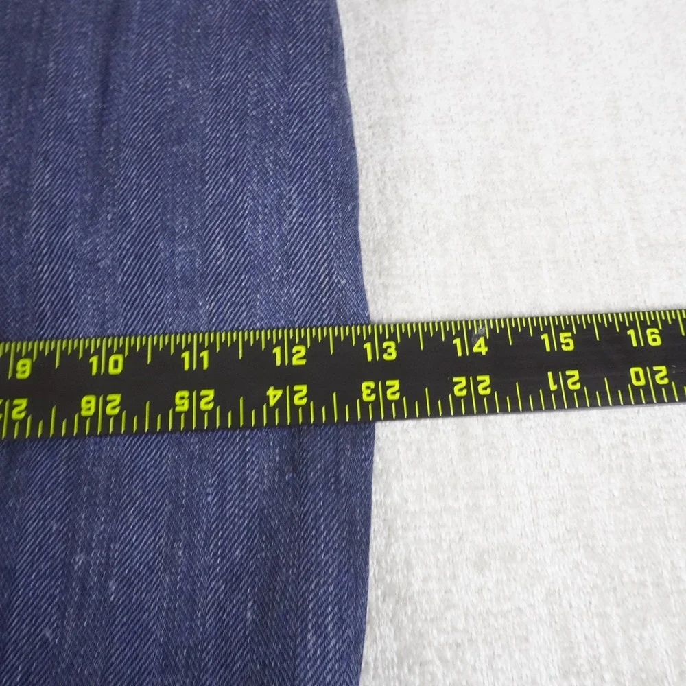 Banana Republic Pants Mens 38R Blue Wool Linen Tailored Slim Fit Trousers 38x32